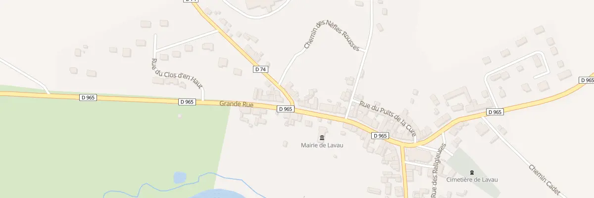 Plan du 4 Rte de Bléneau à Lavau