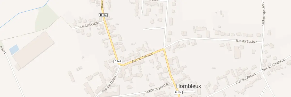 Plan du 4 Rue du Calvaire à Hombleux