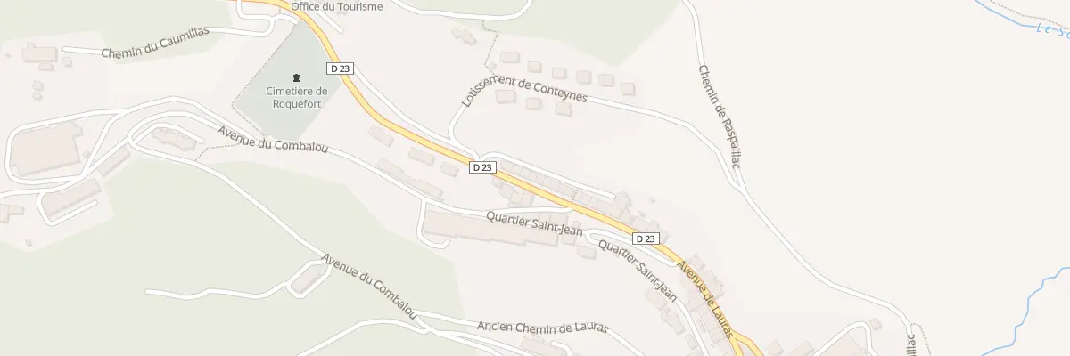 Plan du 5005 Av de Lauras à Roquefort-sur-Soulzon