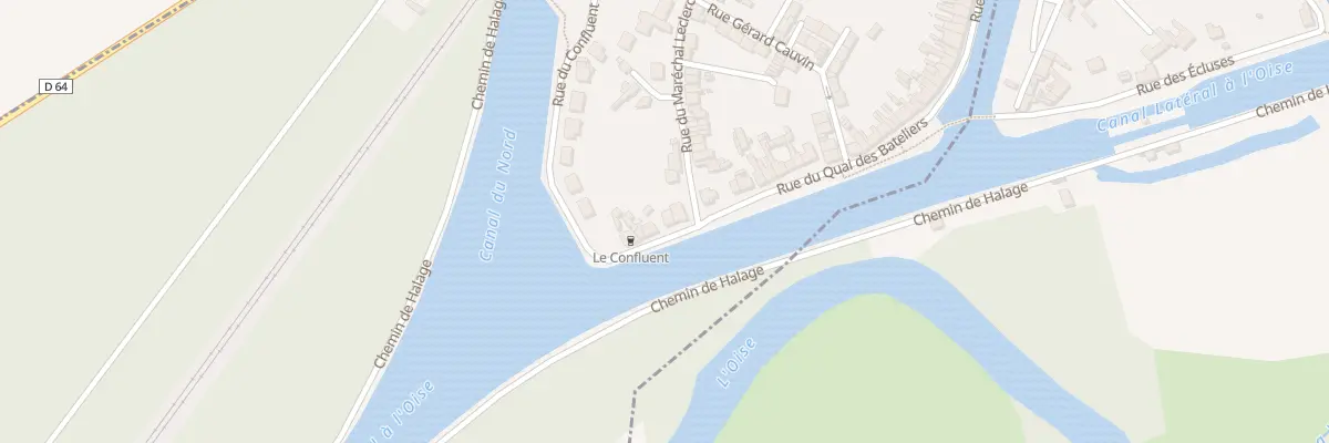Plan du 629 Rue du Confluent à Pont-l’Évêque