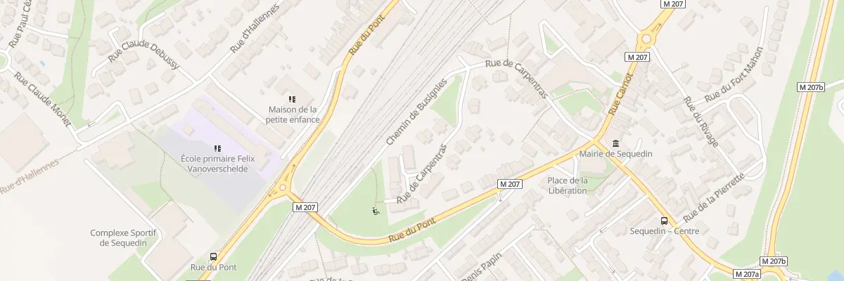 Plan du 38 Rue de Carpentras à Sequedin