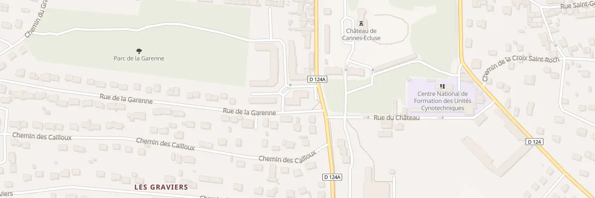 Plan du 1 Rue de la Glacière à Cannes-Écluse