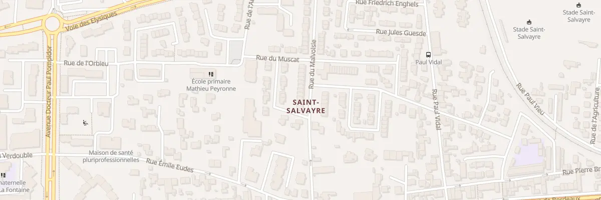 Plan du 44 Rue du Malvoisie à Narbonne