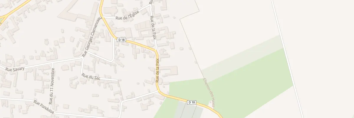 Plan du 17 Rue de la Paix à Bertincourt