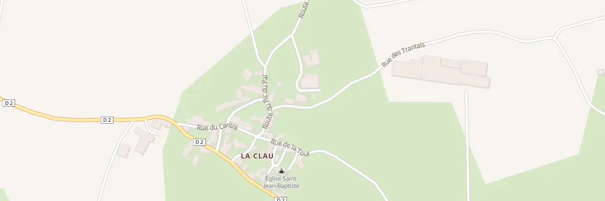 Plan du 2 Rue du Trantal la Clau à Vézins-de-Lévézou