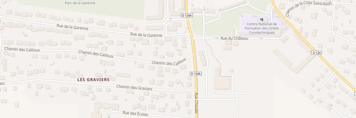 Plan du 2 Che des Cailloux à Cannes-Écluse