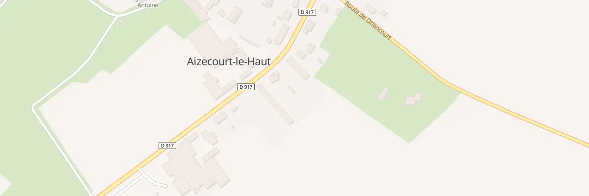 Plan du 18 Rte Departementale 917 à Aizecourt-le-Haut