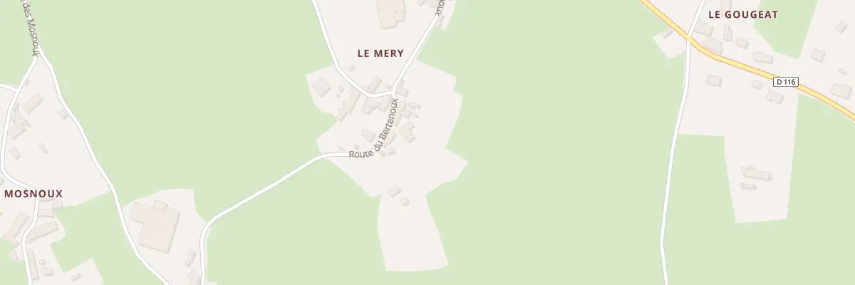 Plan du 9 Rte du Bertenoux à Chouvigny