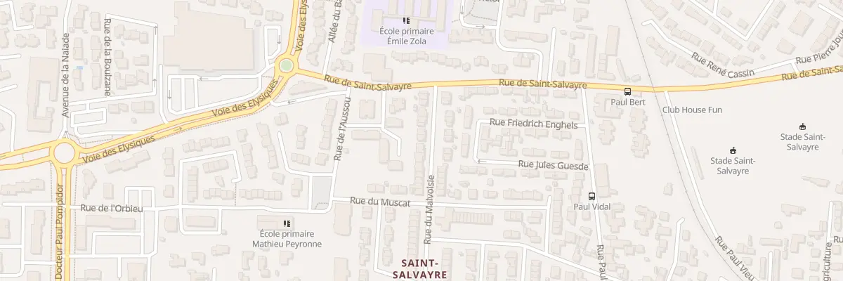Plan du 12 Rue du Malvoisie à Narbonne