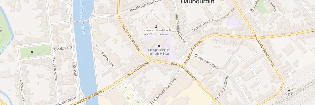 Plan du 81B Rue Léon Gambetta à Haubourdin