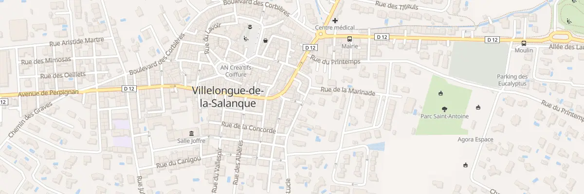 Plan du 1 Tra Ste Lucie à Villelongue-de-la-Salanque