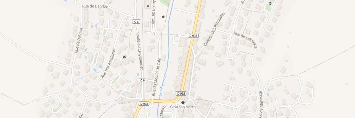Plan du 49 Av des Pres de Vabres à Saint-Georges-de-Luzençon