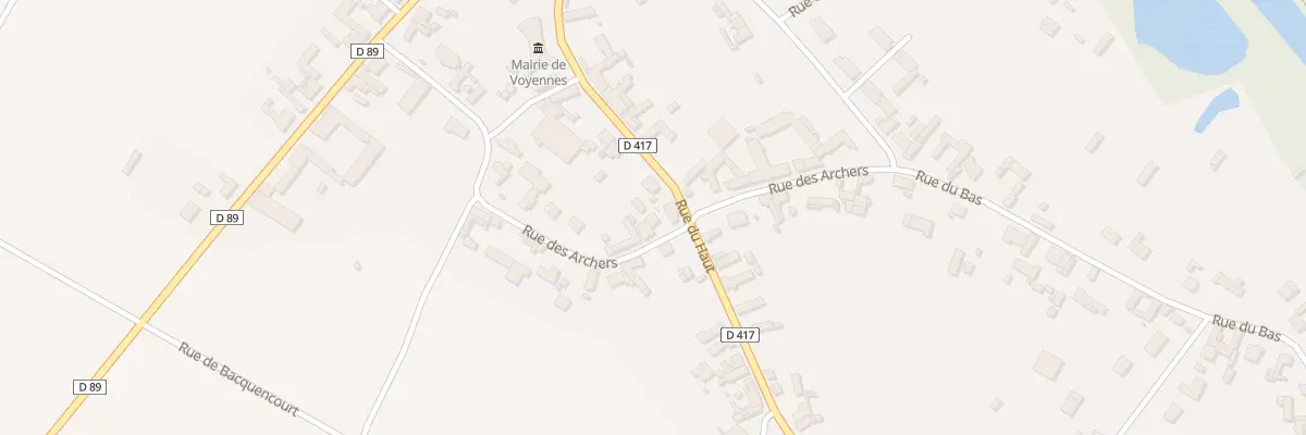 Plan du 17 Rue des Archers à Voyennes