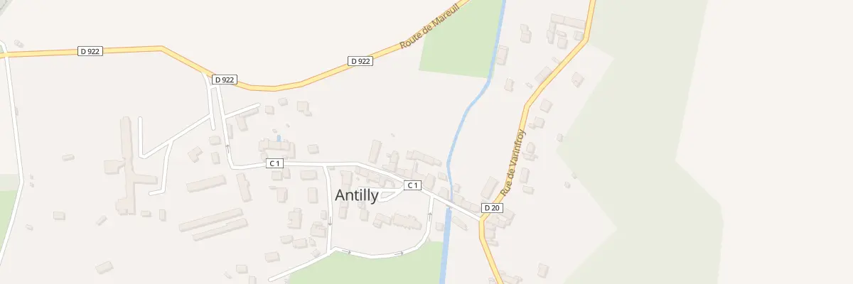 Plan du 21 Rue du Château à Antilly