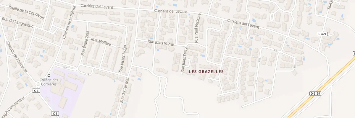 Plan du 22 Rue Jules Ferry à Sigean