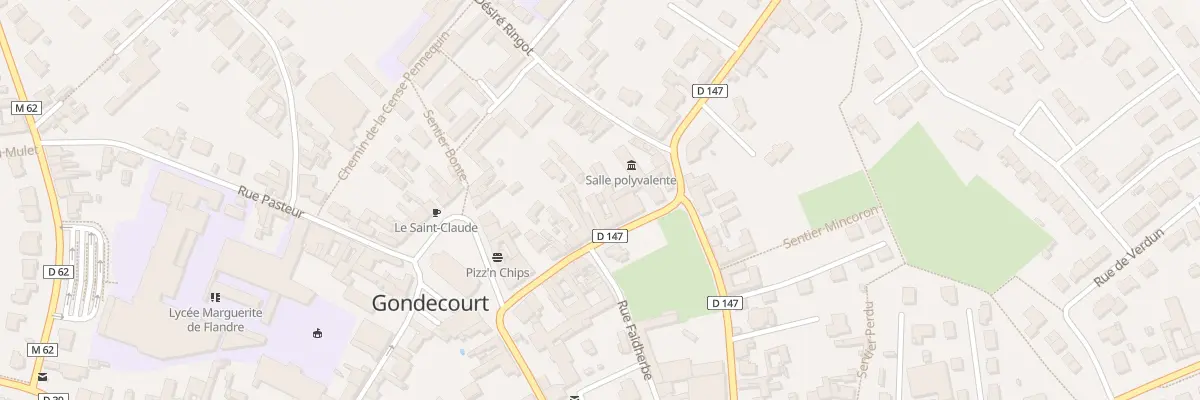 Plan du 21 Rue Carnot à Gondecourt