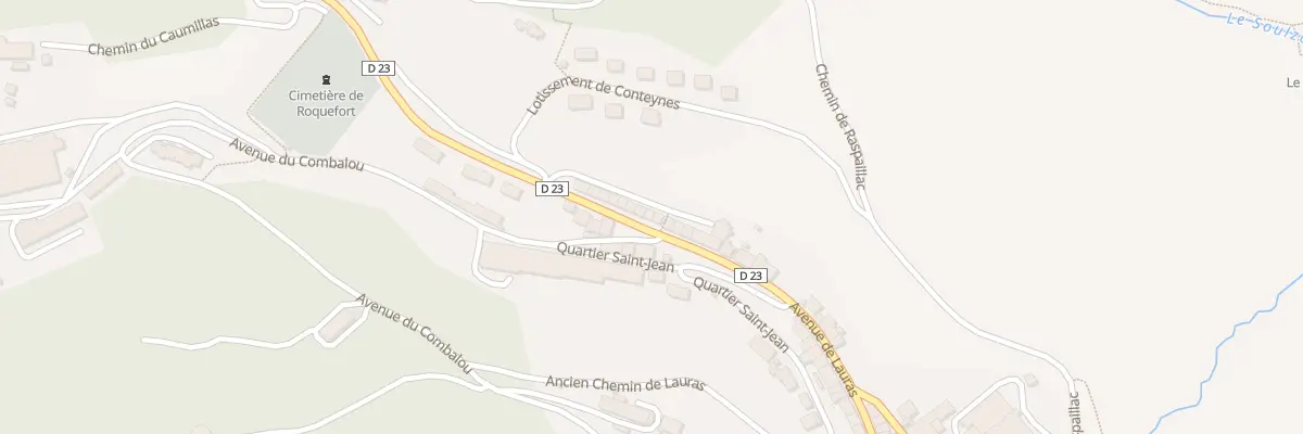 Plan du 78 Av de Lauras à Roquefort-sur-Soulzon