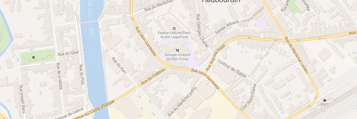 Plan du 83 Rue Léon Gambetta à Haubourdin