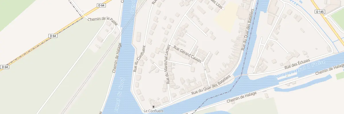 Plan du 437 Rue du Maréchal Leclerc à Pont-l’Évêque