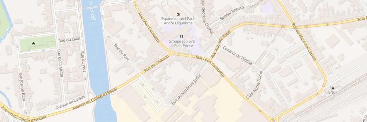 Plan du 80 Rue Léon Gambetta à Haubourdin