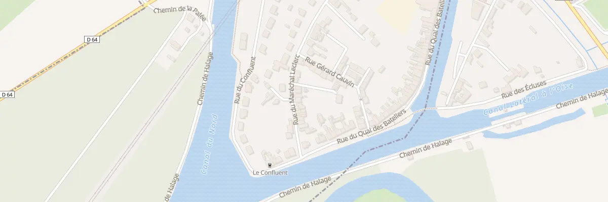 Plan du 489 Rue du Maréchal Leclerc à Pont-l’Évêque