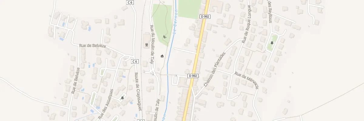 Plan du 61 Av des Pres de Vabres à Saint-Georges-de-Luzençon
