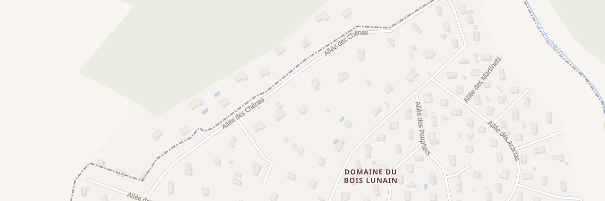 Plan du 14 All des Chênes à Chéroy