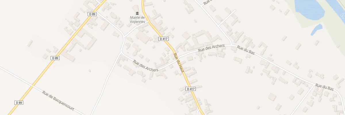 Plan du 24 Rue du Haut à Voyennes