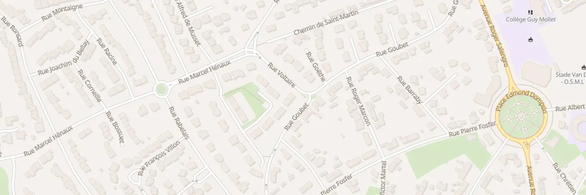 Plan du 23 Rue des Tulipiers à Lille