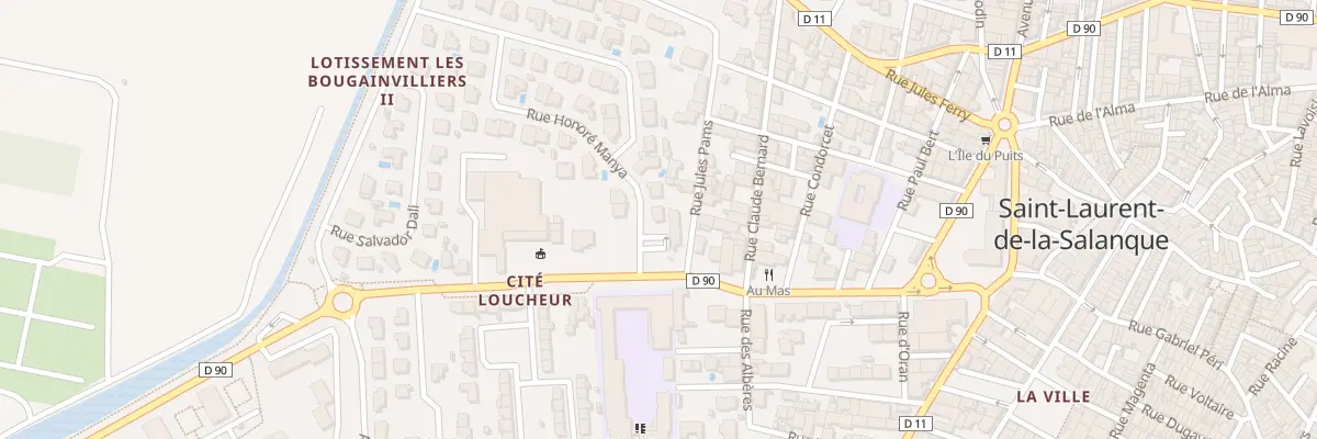 Plan du 31 Rue Honore Manya à Saint-Laurent-de-la-Salanque