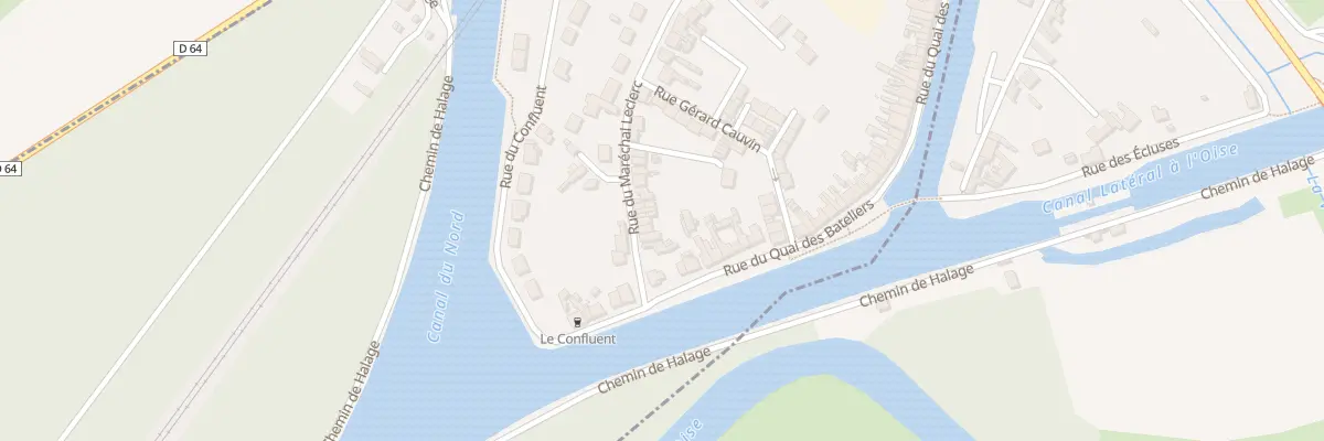 Plan du 519 Rue du Maréchal Leclerc à Pont-l’Évêque