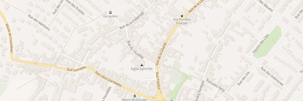 Plan du 5 Rue de la Liberté à Dourges