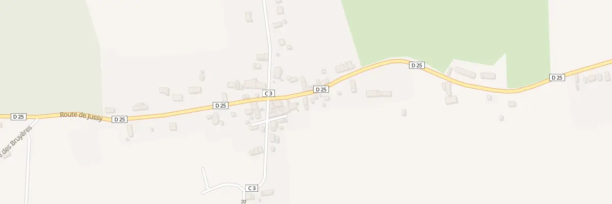 Plan du 45 Rte de Jussy à Saint-Léger-le-Petit