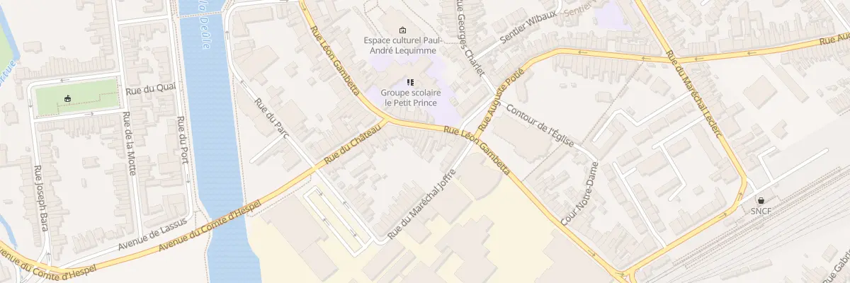 Plan du 86 Rue Léon Gambetta à Haubourdin