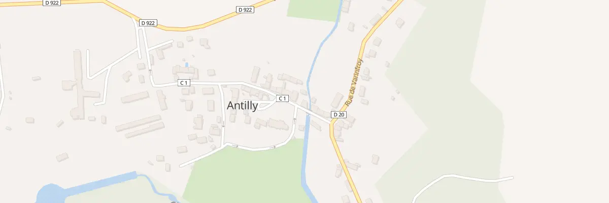 Plan du 23 Rue du Château à Antilly