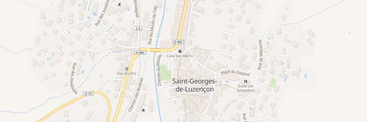 Plan du 3 Rue des Balses à Saint-Georges-de-Luzençon