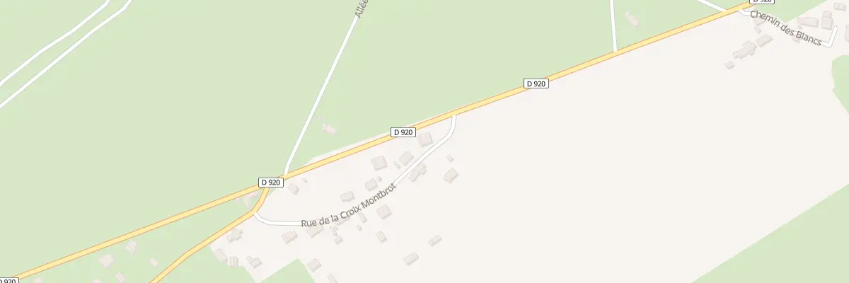 Plan du 18 Rue de la Croix Montbrot au Chautay