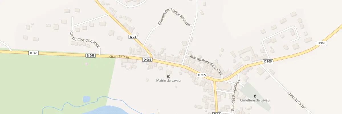 Plan du 48 Grande Rue à Lavau
