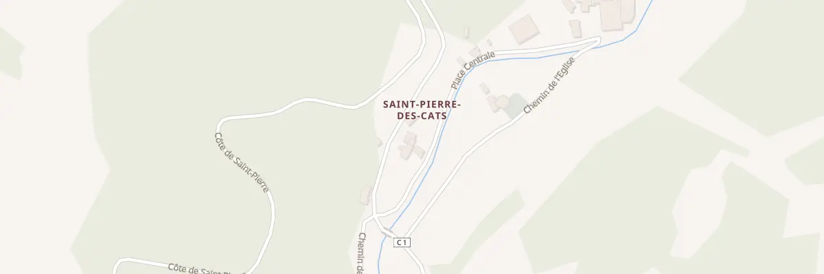 Plan du 5052C Saint Pierre des Cats à Mélagues