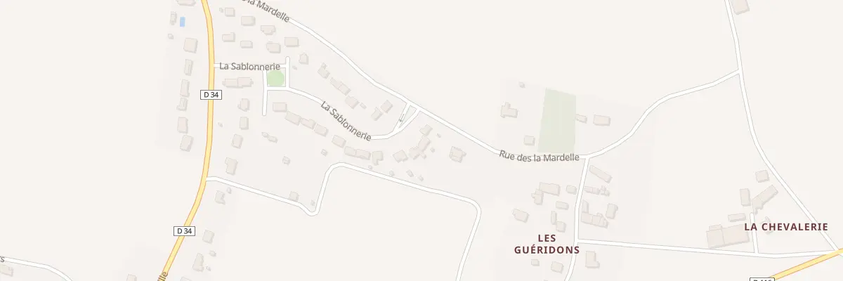 Plan du 14 La Sablonnerie à Ervauville