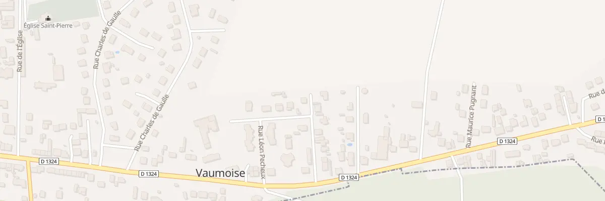Plan du 3 Rue Leon Pecheux à Vaumoise