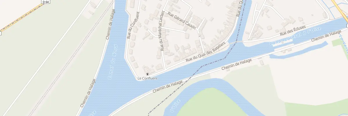 Plan du 398 Rue du Quai des Bateliers à Pont-l’Évêque