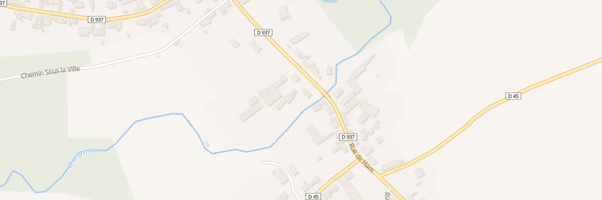Plan du 16 Rue de Ham à Offoy