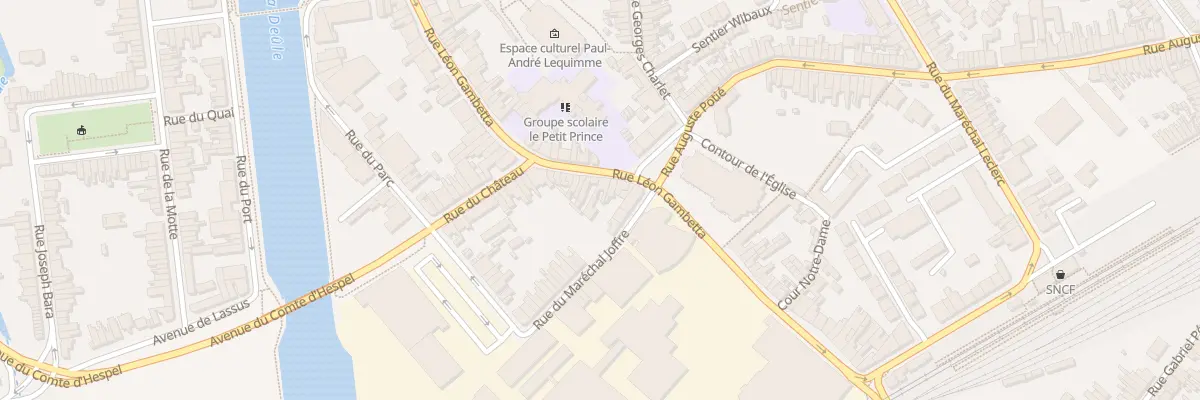 Plan du 90 Rue Léon Gambetta à Haubourdin