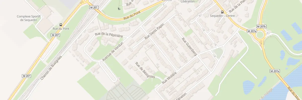 Plan du 2 Rue Pierre Curie à Sequedin