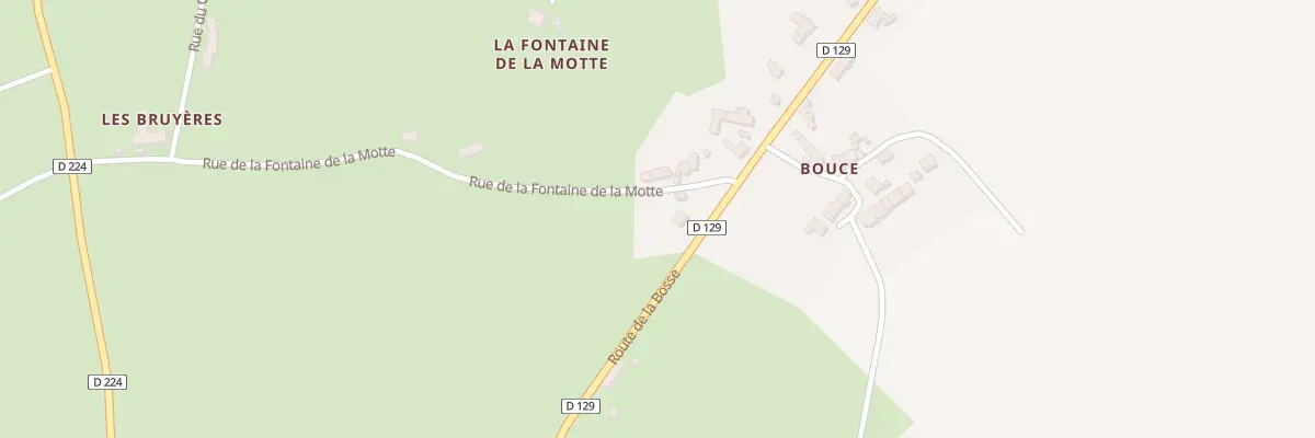 Plan du 20 Rte de la Bosse à Louroux-de-Bouble