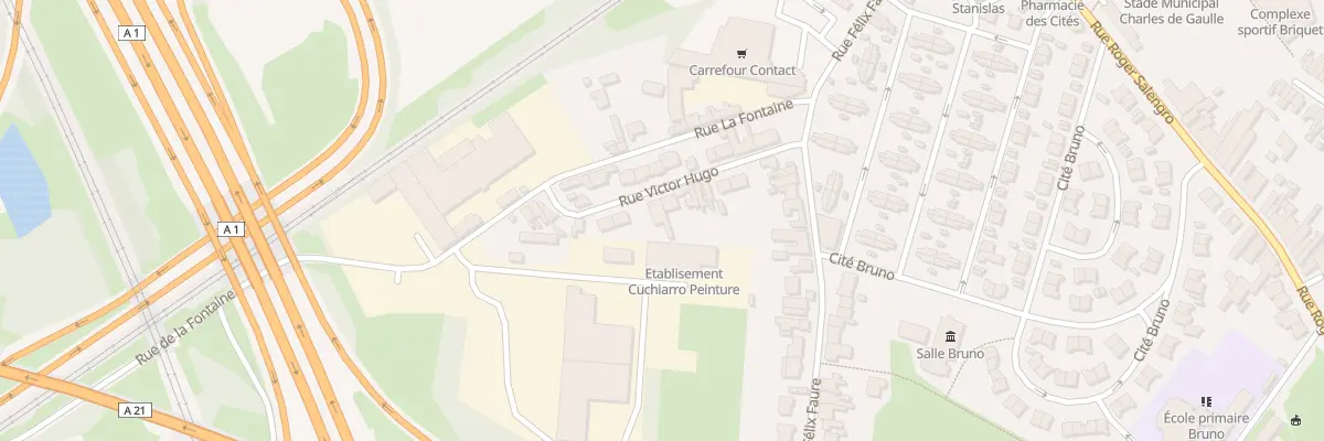 Plan du 18 Rue Victor Hugo à Dourges