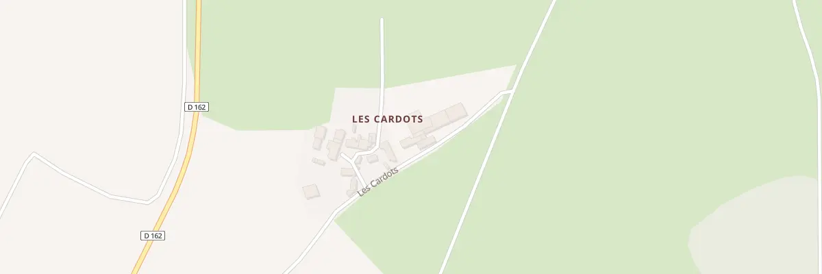 Plan du 324 Les Cardots à Arquian