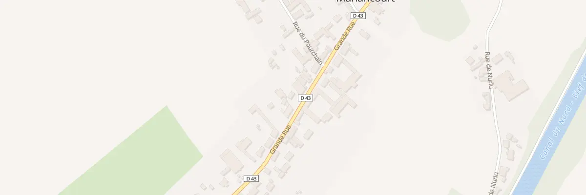 Plan du 40 Gr Grande Rue à Étricourt-Manancourt