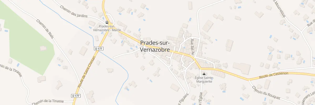 Plan du 5039 Rue Grand Rue à Prades-sur-Vernazobre